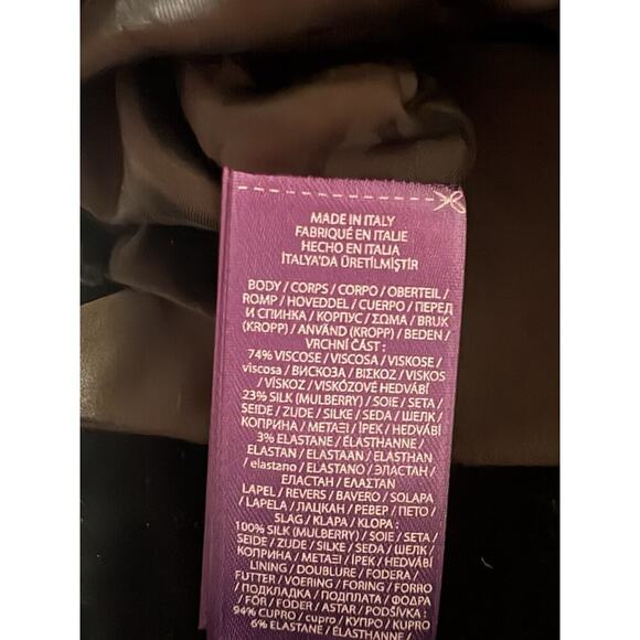 Ralph Lauren Collection Purple Label Black Velvet Tuxedo Jacket Formal 8 $3490 - Picture 12 of 14